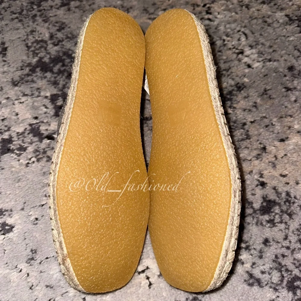 ZARA Leather Espadrilles